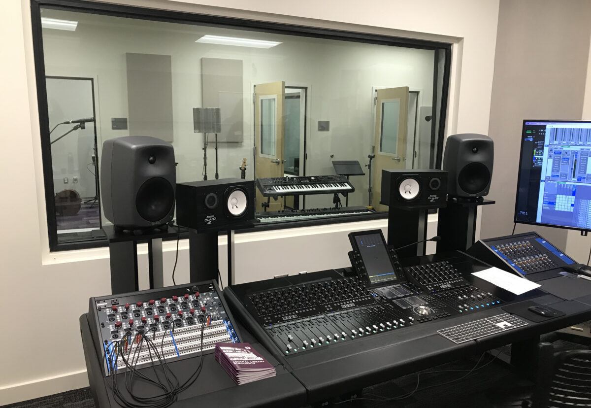 Recording studio at Spokane Central Library